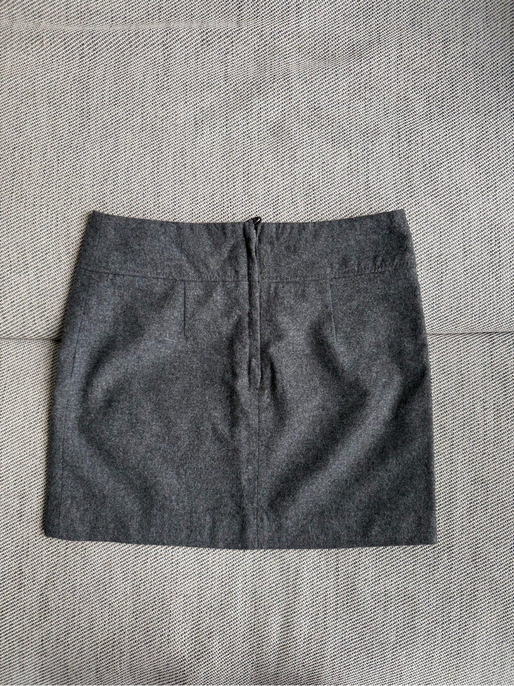 Wool Blend Mini Skirt - Picture 2 of 3